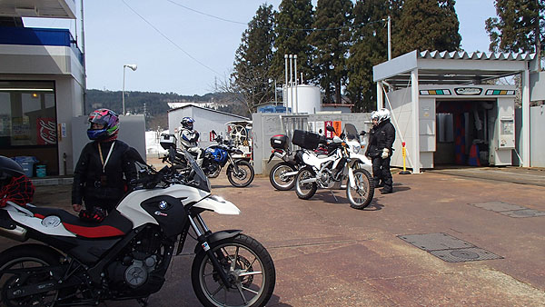 十日町のガソリンスタンド